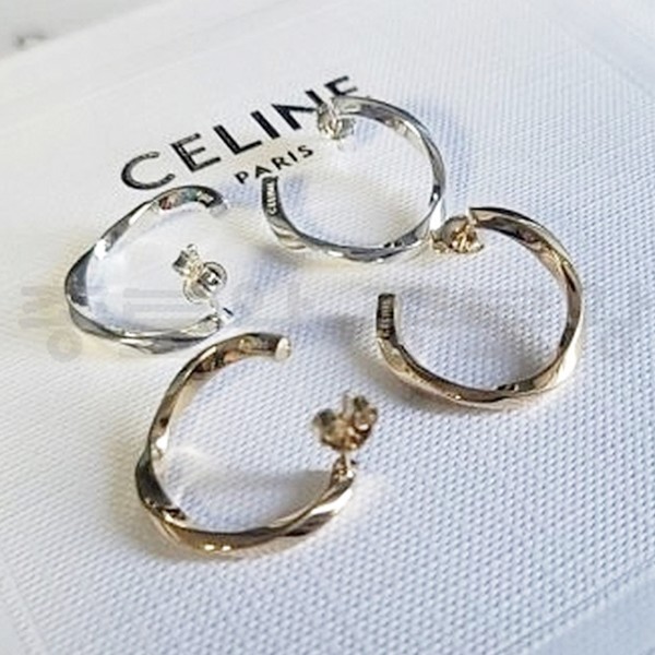 CELINE 셀린느 베이직 토션 귀걸이