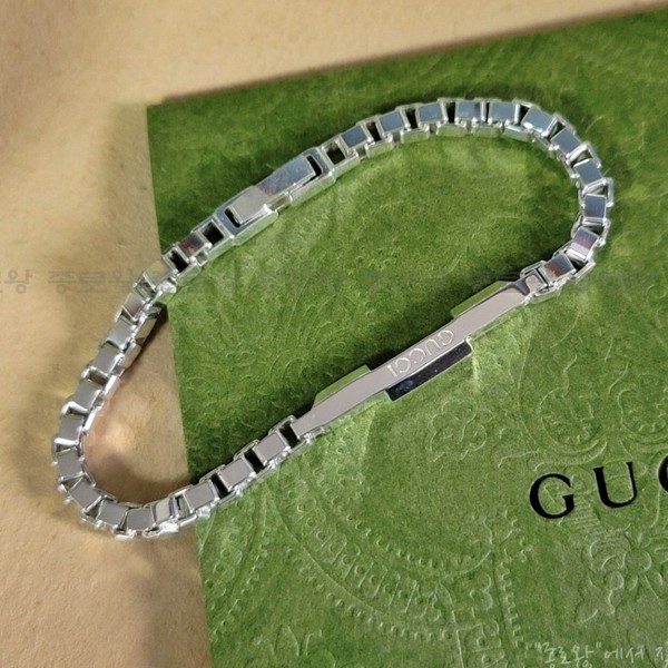 GUCCI 구찌 3MM 박스체인 팔찌