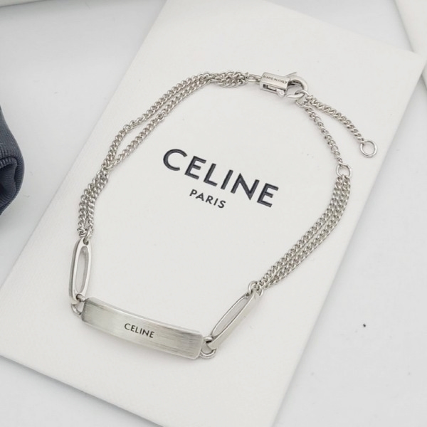 CELINE 셀린느 커브링크 체인 팔찌