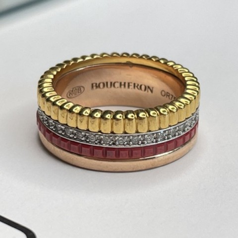 BOUCHERON 부쉐론 콰트로 레드에디션 반지