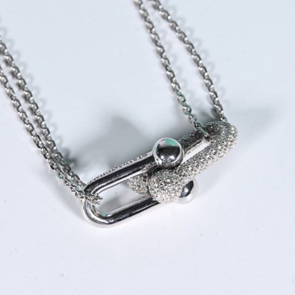 TIFFANY&Co 티파니앤코 하드웨어 더블 링크 목걸이 (쥬얼리버전) / 최신수정버