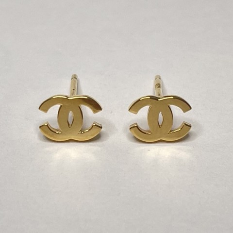 CHANEL 샤넬 빈티지 로고 귀걸이 S사이즈