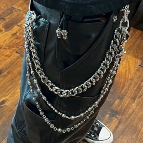Chrome Hearts 크롬하츠 팬시체인 더블집게 월렛체인